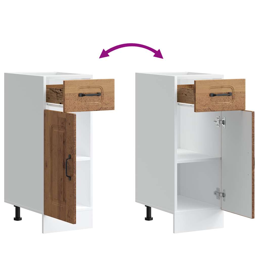 vidaXL ντουλάπι βάσης κουζίνας Kalmar από Επεξεργασμένο Ξύλο