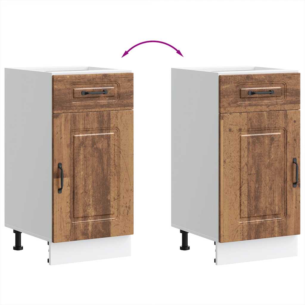 vidaXL ντουλάπι βάσης κουζίνας Kalmar από Επεξεργασμένο Ξύλο