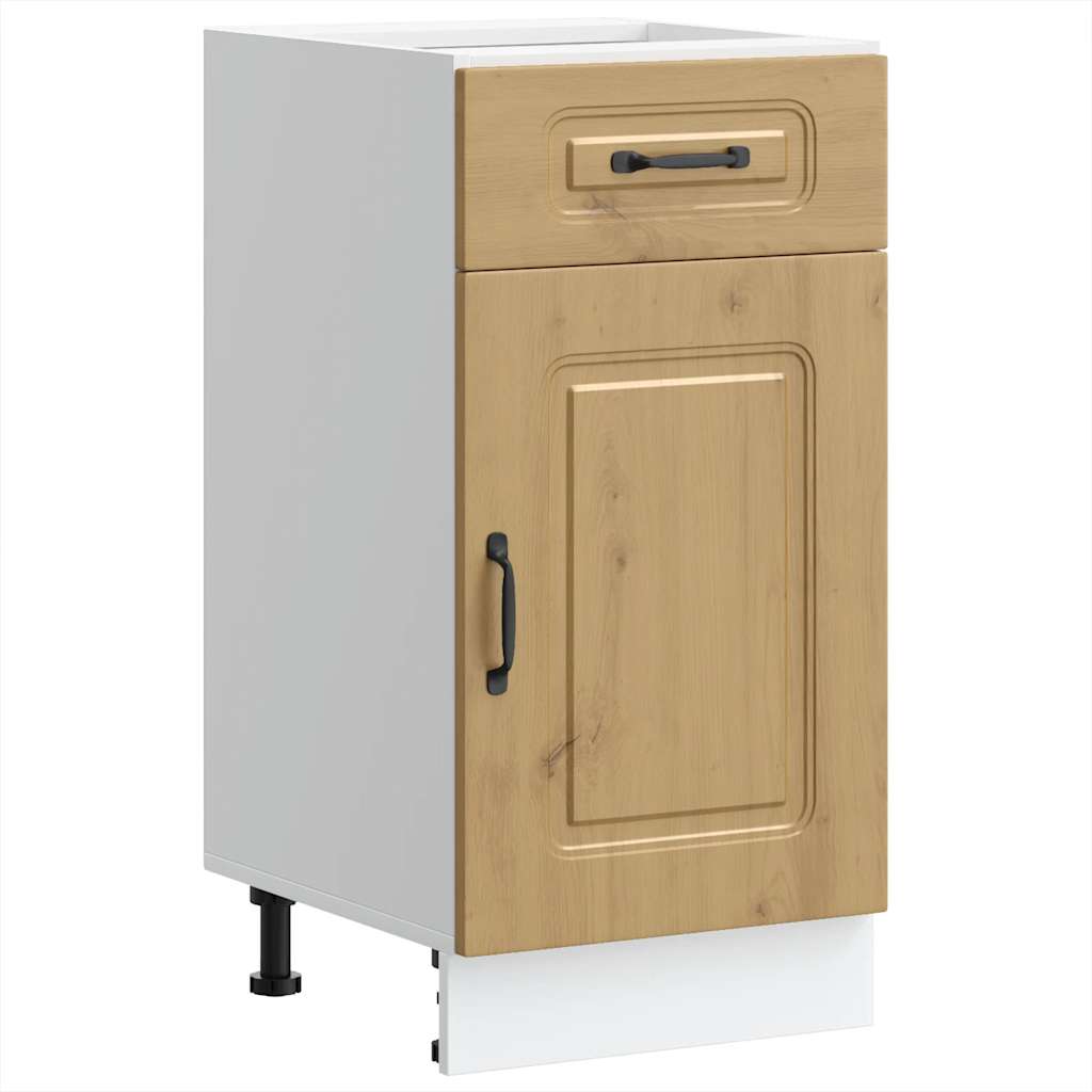 vidaXL ντουλάπι βάσης κουζίνας Kalmar Τεχνίτης Δρυς από Τεχν. Ξύλο