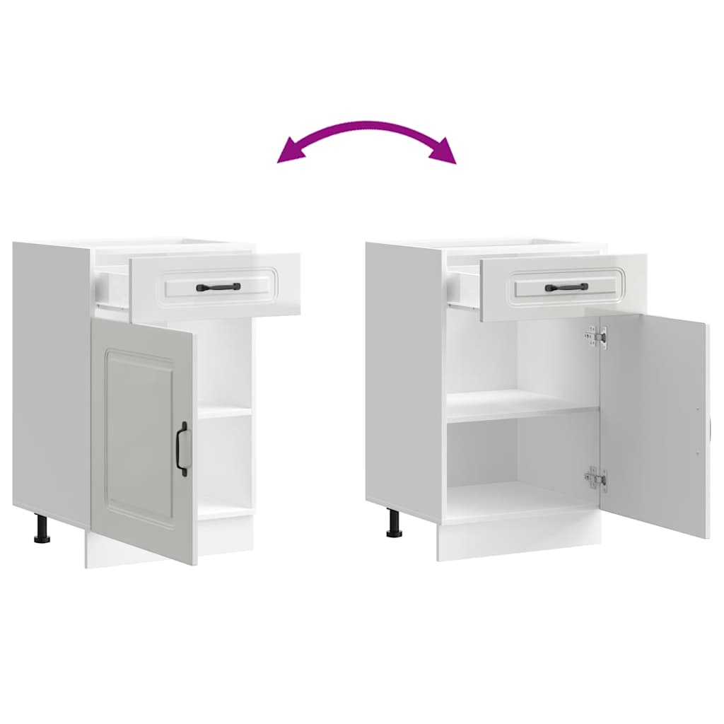 vidaXL ντουλάπι βάσης κουζίνας Kalmar από Επεξεργασμένο Ξύλο