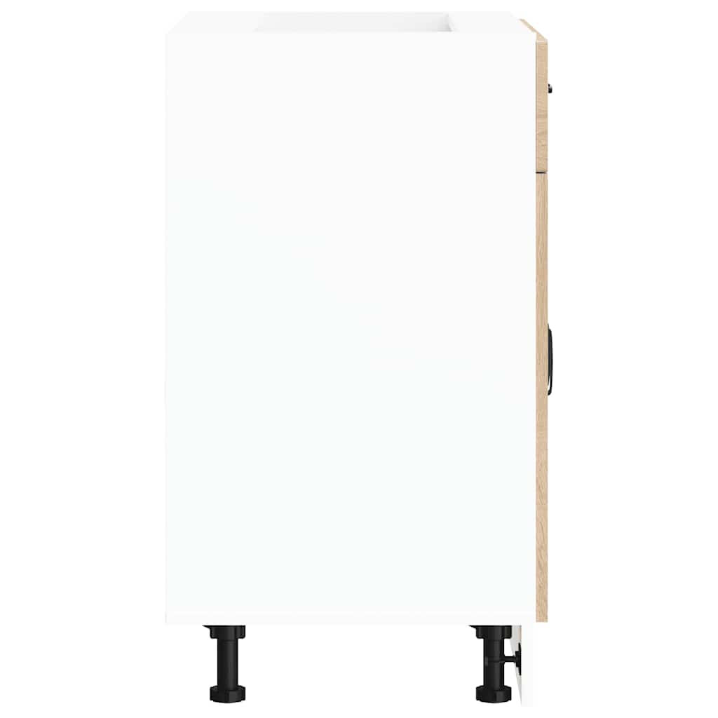 vidaXL ντουλάπι βάσης κουζίνας Kalmar Sonoma δρυς Επεξεργασμένο Ξύλο