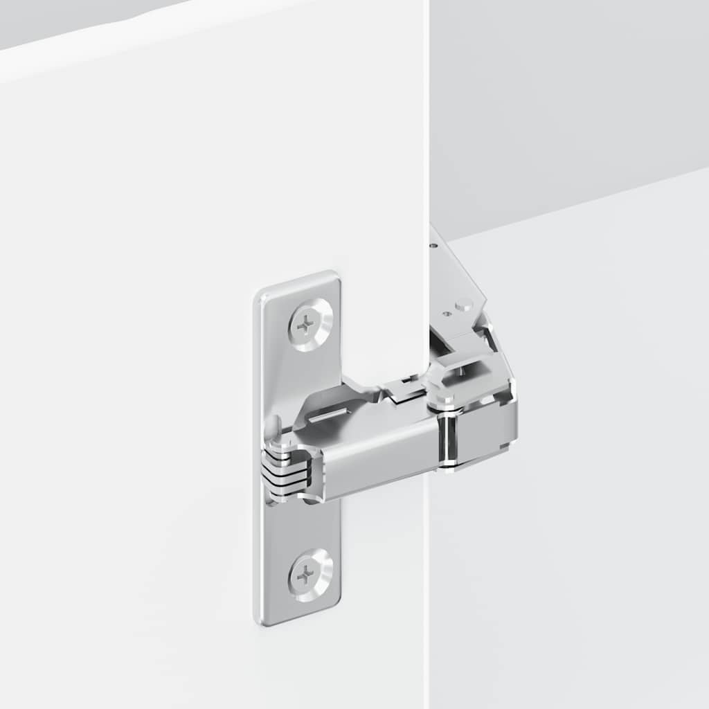 vidaXL Γωνιακό ντουλάπι βάσης κουζίνας Kalmar Λευκό Επεξεργασμένο Ξύλο