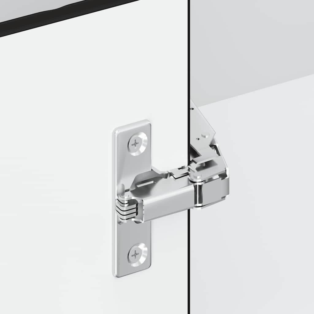 vidaXL Γωνιακό ντουλάπι βάσης κουζίνας Kalmar Μαύρο Επεξεργασμένο Ξύλο