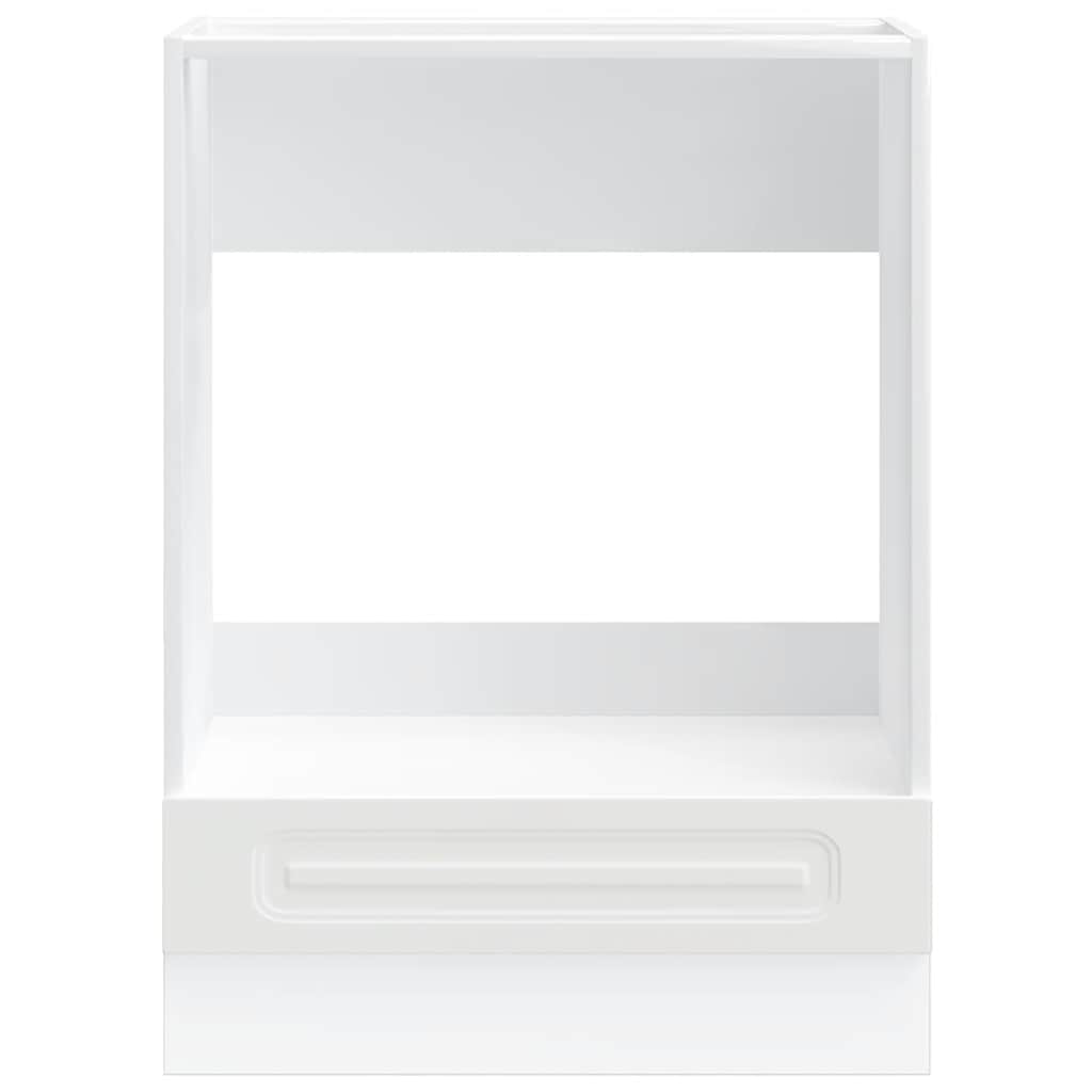 ντουλάπι φούρνου vidaXL "Kalmar" Λευκό μηχανουργημένο ξύλο