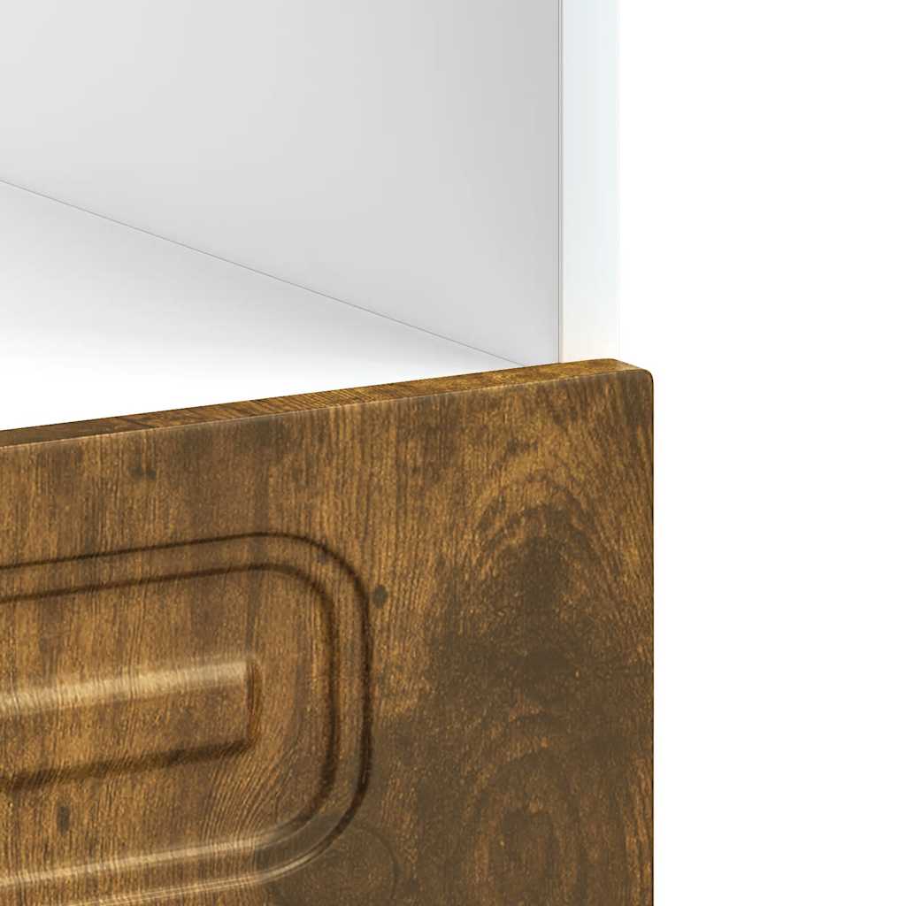 ντουλάπι φούρνου vidaXL "Kalmar" Καπνιστό ξύλο δρυός μηχανουργίας