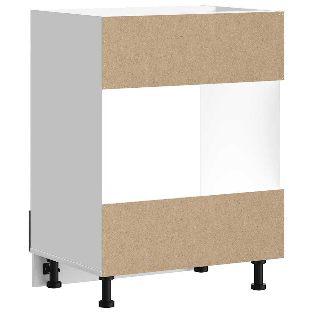 ντουλάπι φούρνου vidaXL "Kalmar" Καφέ δρυς καπλαμά Ξύλο