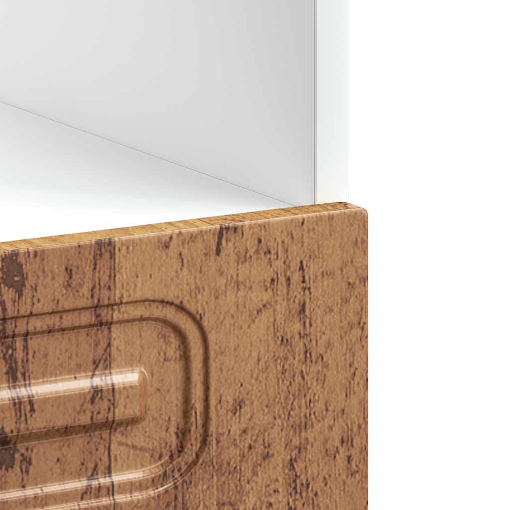 vidaXL Ντουλάπι φούρνου "Kalmar" Παλιό ξύλο Μηχανουργικό ξύλο