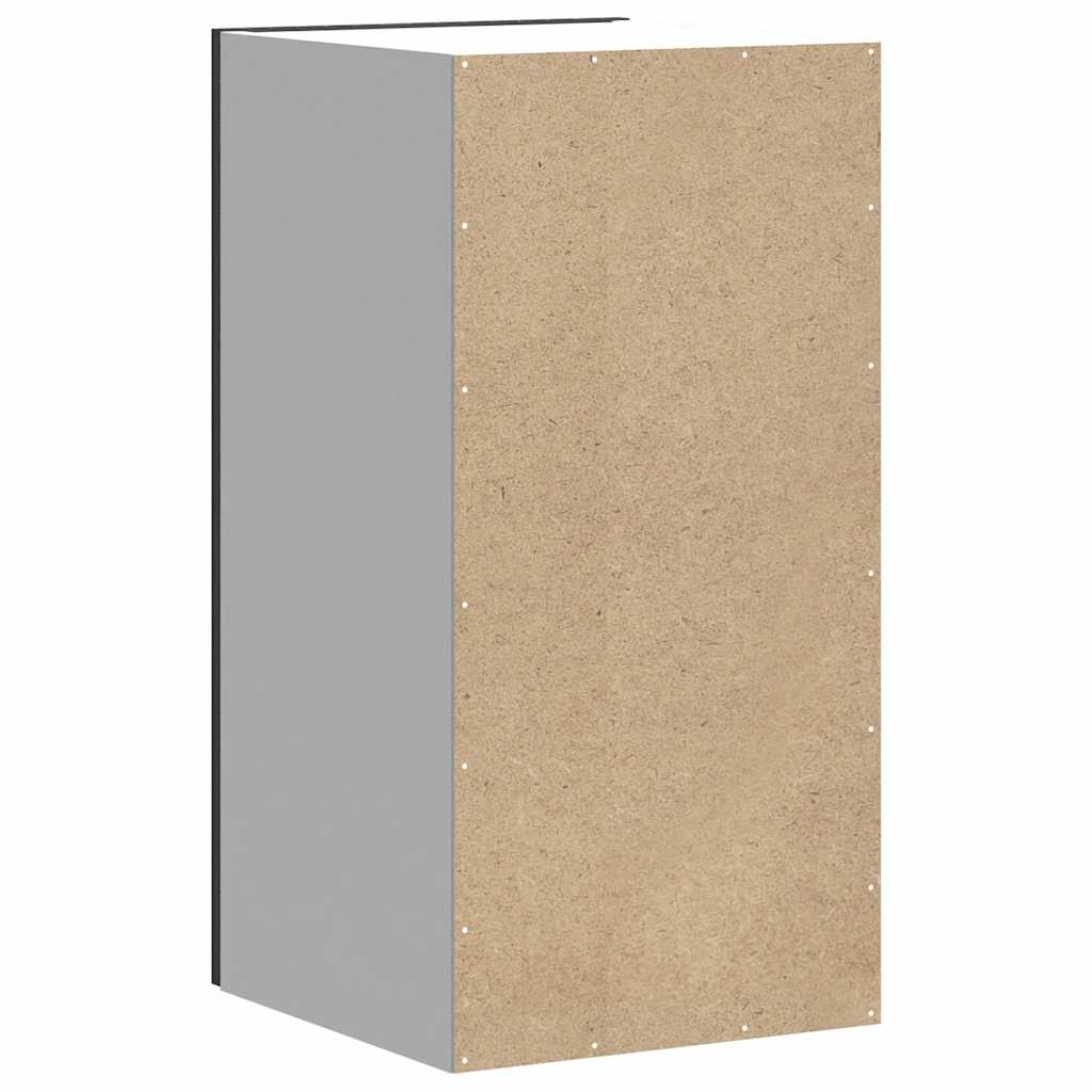 vidaXL ντουλάπι τοίχου κουζίνας "Kalmar" Μαύρο κατασκευασμένο ξύλο