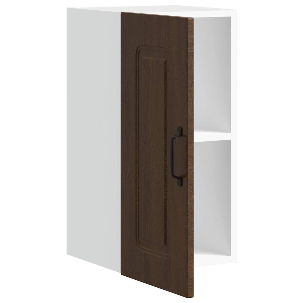 vidaXL ντουλάπι τοίχου κουζίνας "Kalmar" Καφέ δρυς από ξύλο μηχανής