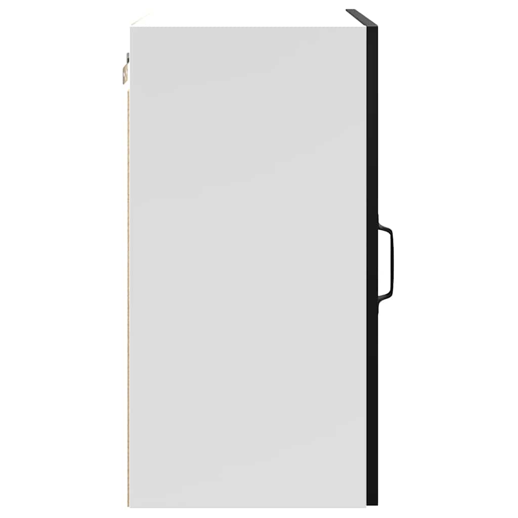 vidaXL ντουλάπι τοίχου κουζίνας "Kalmar" Μαύρο κατασκευασμένο ξύλο