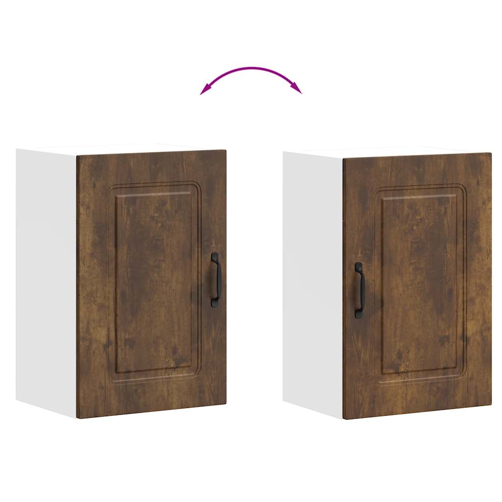 vidaXL ντουλάπι τοίχου κουζίνας "Kalmar" Καπνιστό ξύλο δρυός