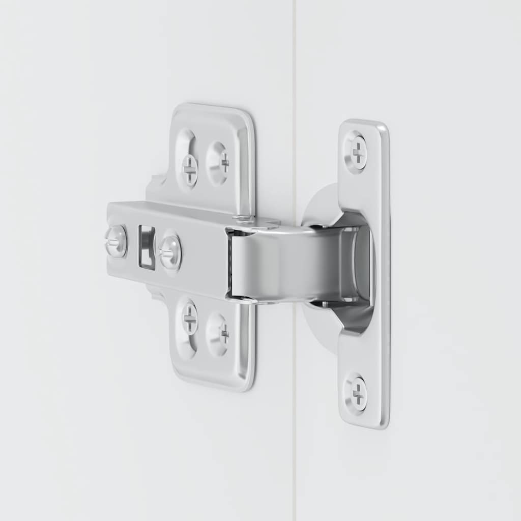 vidaXL ντουλάπι τοίχου κουζίνας "Kalmar" Υψηλή στιλπνότητα λευκό