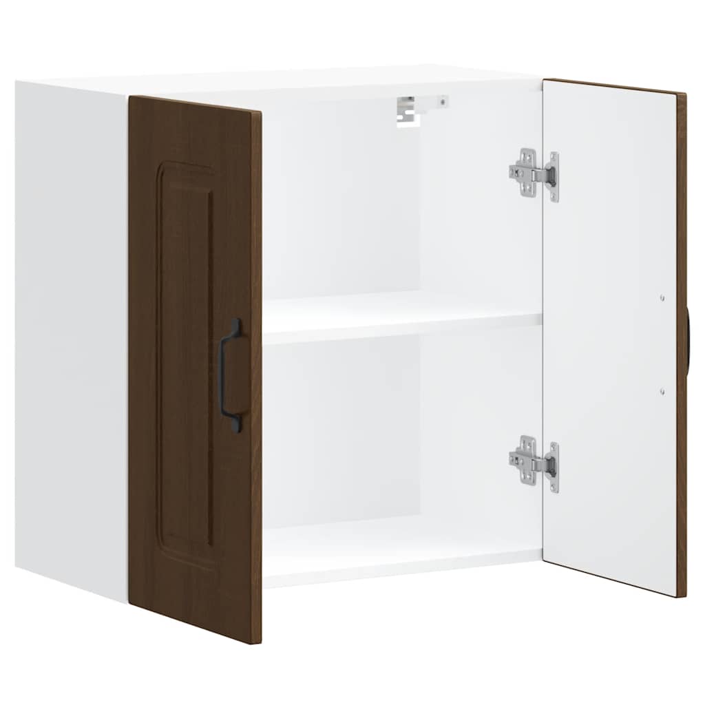 vidaXL ντουλάπι τοίχου κουζίνας "Kalmar" Καφέ δρυς από ξύλο μηχανής