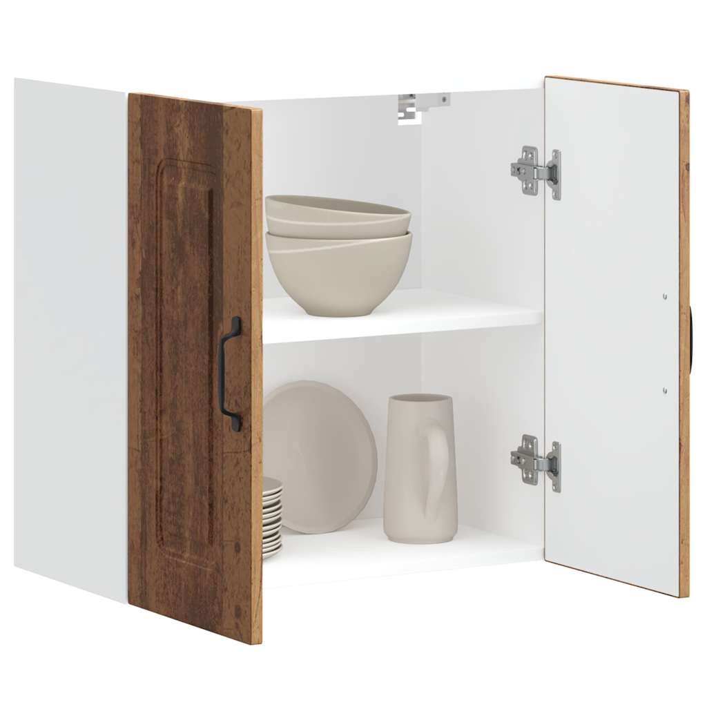 vidaXL ντουλάπι τοίχου κουζίνας "Kalmar" Παλιό ξύλο μηχανουργικό ξύλο