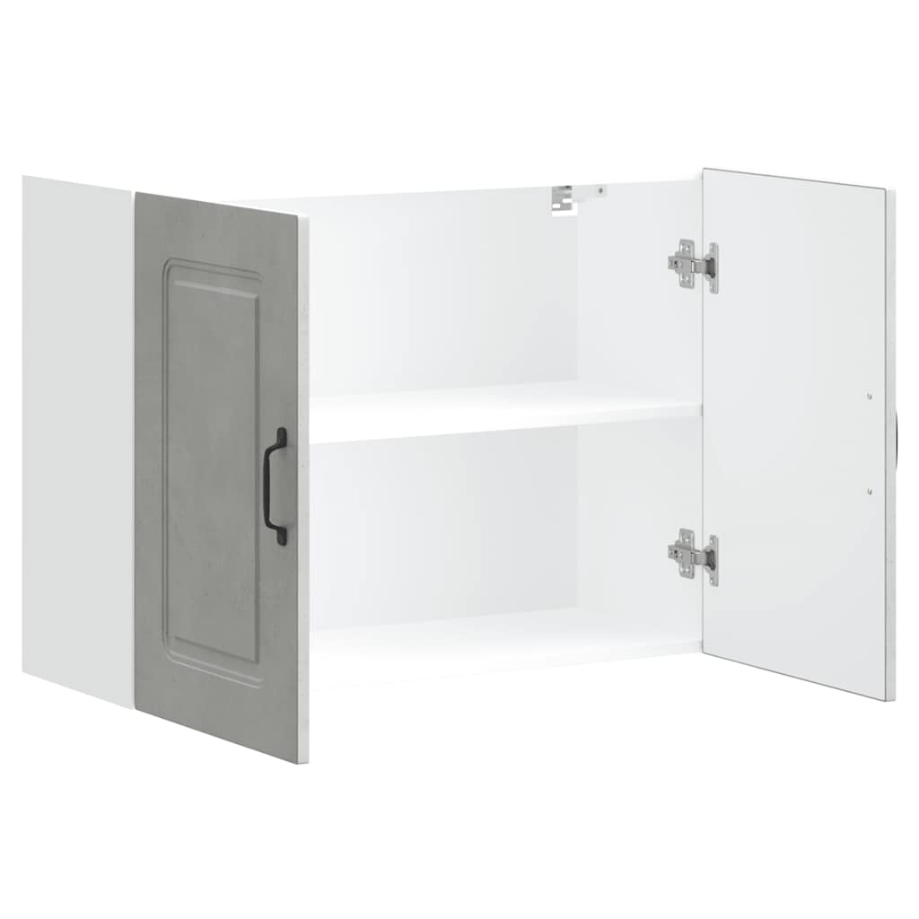 vidaXL ντουλάπι τοίχου κουζίνας "Kalmar" Σκυρόδεμα γκρι