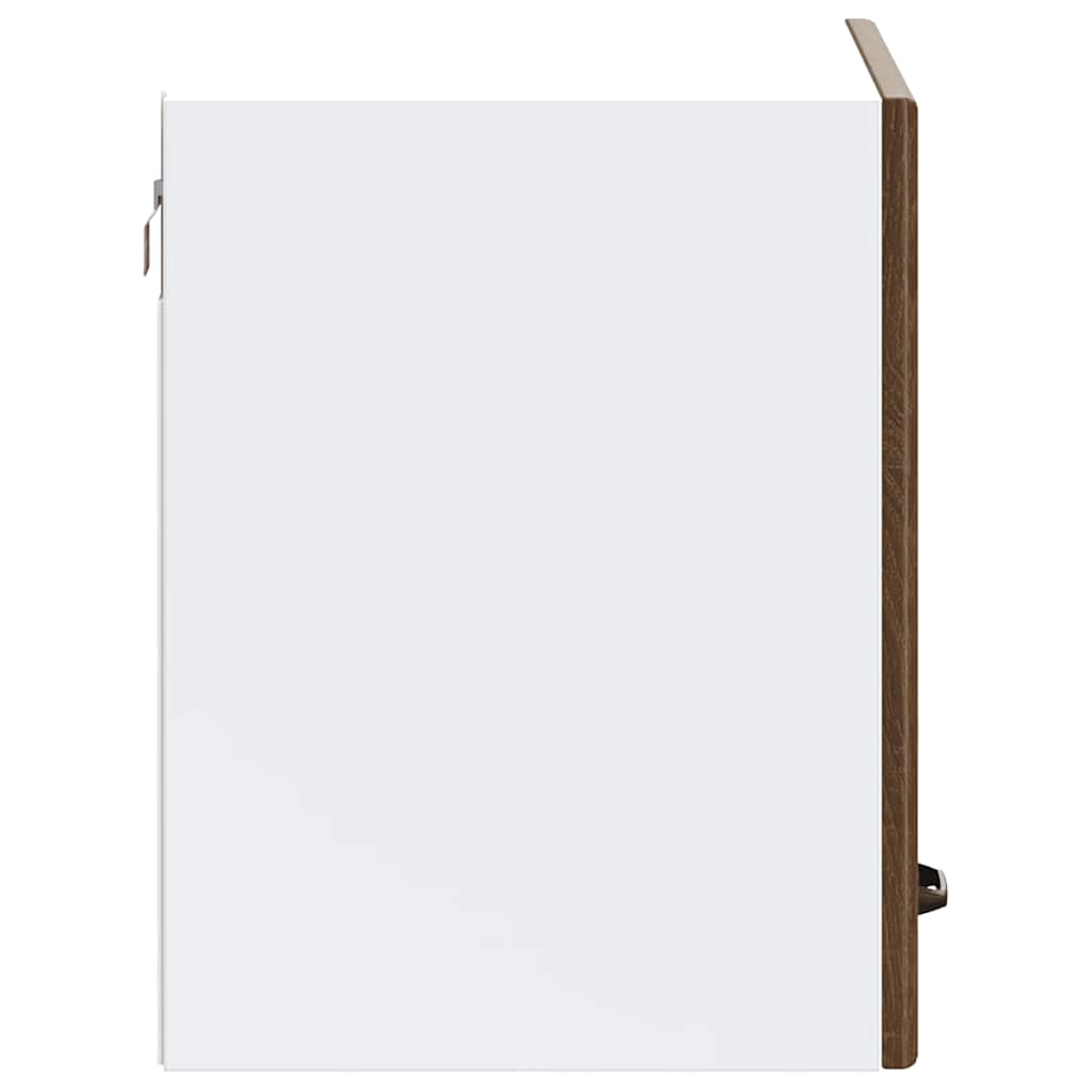 vidaXL ντουλάπι τοίχου κουζίνας "Kalmar" Καφέ δρυς από ξύλο μηχανής