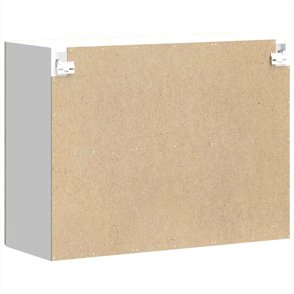 vidaXL Ντουλάπι Κουζίνας με Γυάλινη Πόρτα "Kalmar" από Τεχνητό Ξύλο Δρυός Sonoma