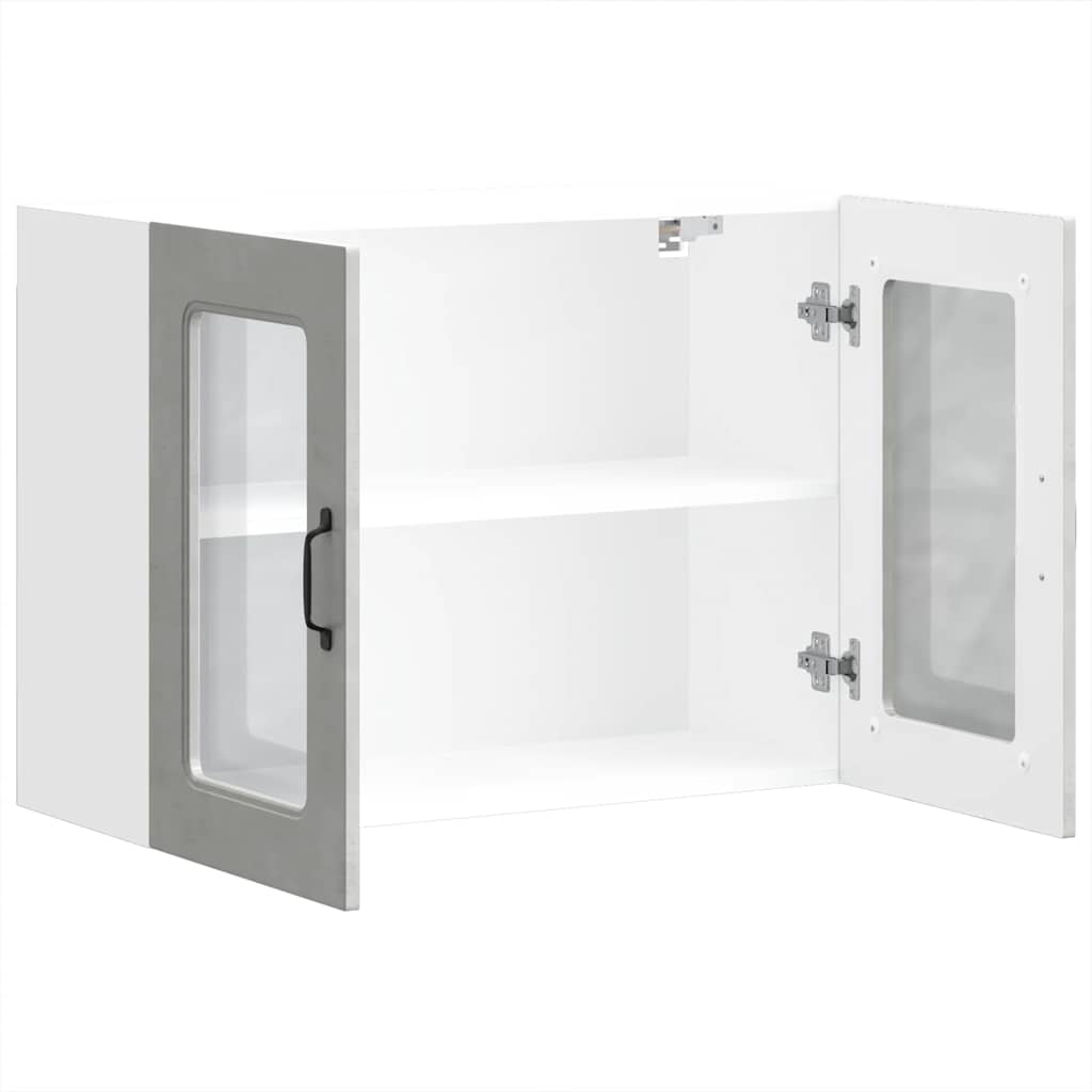 vidaXL Ντουλάπι τοίχου κουζίνας με γυάλινη πόρτα "Kalmar"