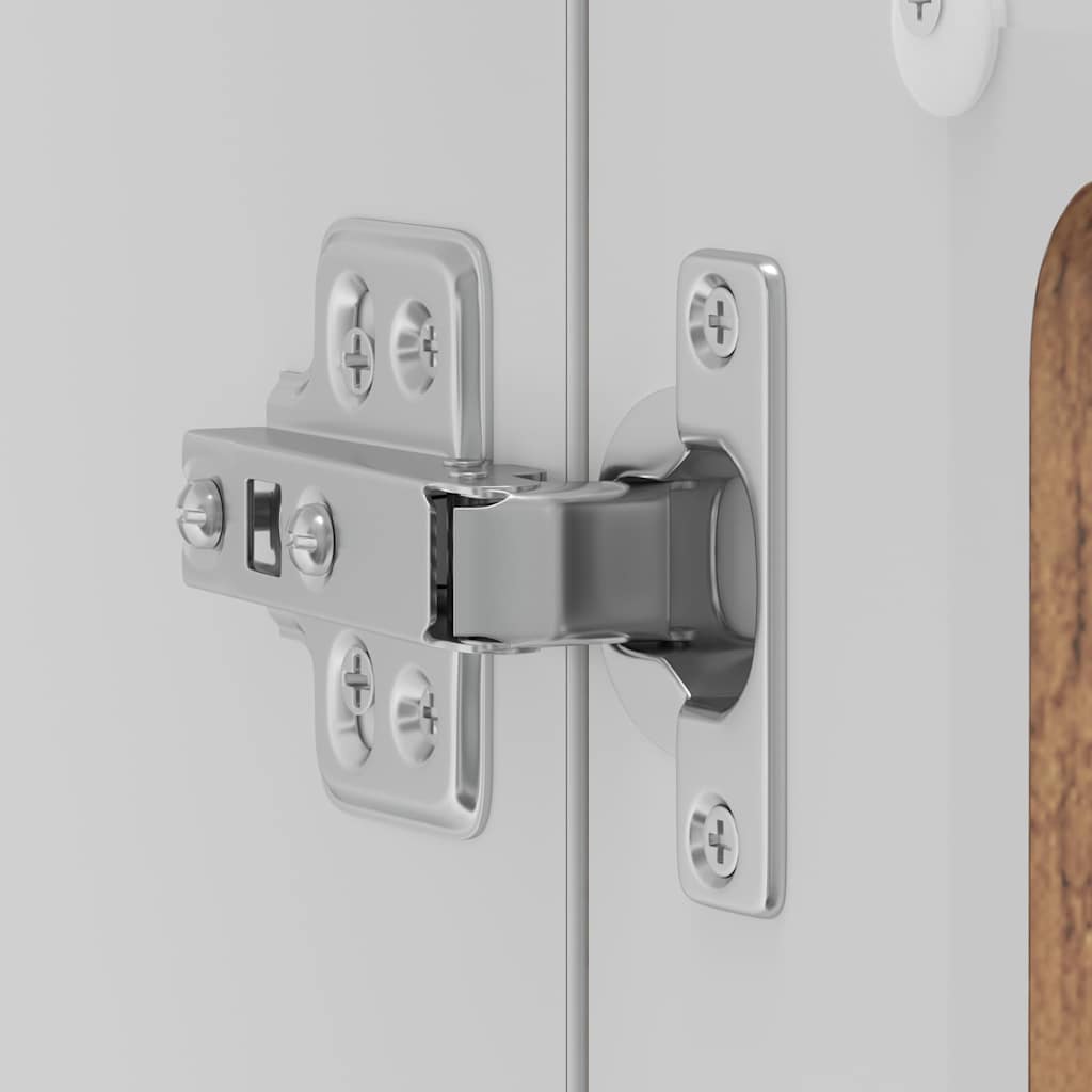 vidaXL Ντουλάπι τοίχου κουζίνας με γυάλινη πόρτα "Kalmar" Παλιό ξύλο