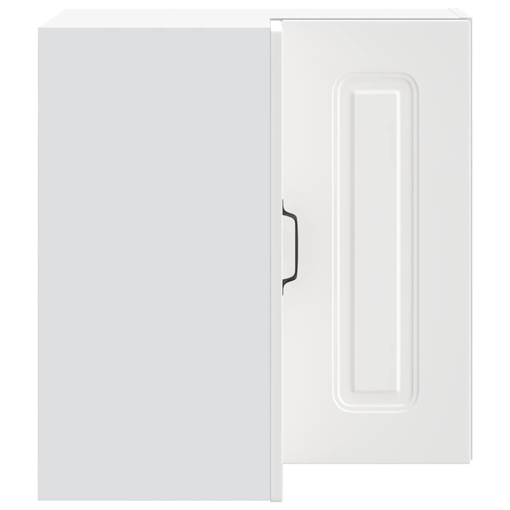 vidaXL Γωνιακό ντουλάπι κουζίνας τοίχου "Kalmar" Λευκό