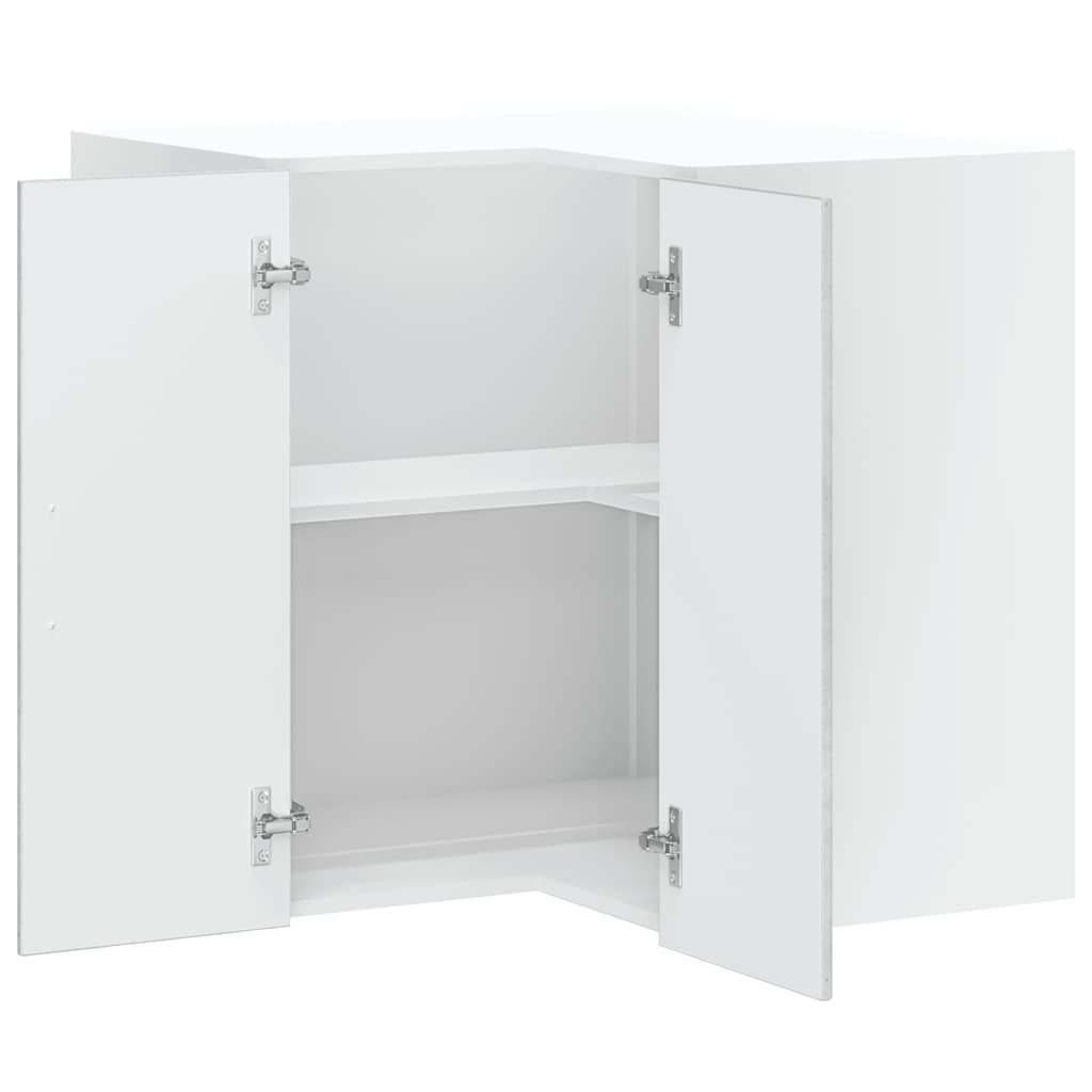 vidaXL Γωνιακό ντουλάπι τοίχου κουζίνας "Kalmar" Σκυρόδεμα