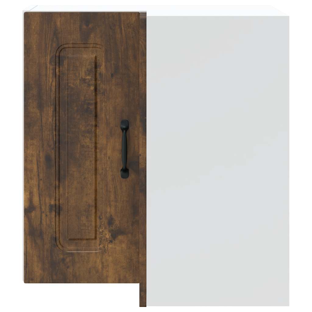 vidaXL Γωνιακό ντουλάπι κουζίνας "Kalmar" Καπνιστό ξύλο δρυός