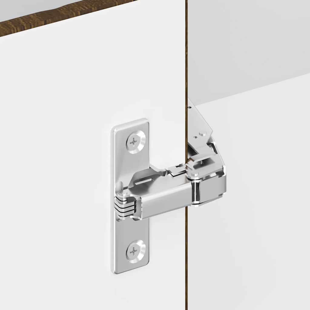 vidaXL Γωνιακό ντουλάπι κουζίνας "Kalmar" Καφέ δρυς από ξύλο μηχανής