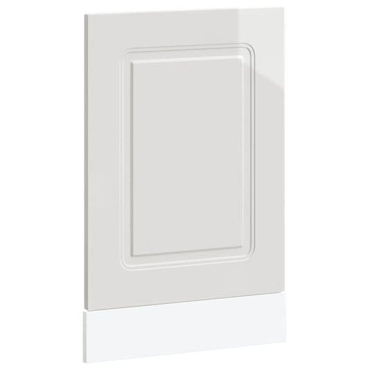 vidaXL Πίνακας πλυντηρίου πιάτων "Kalmar" High Gloss White 45x1,5x67cm