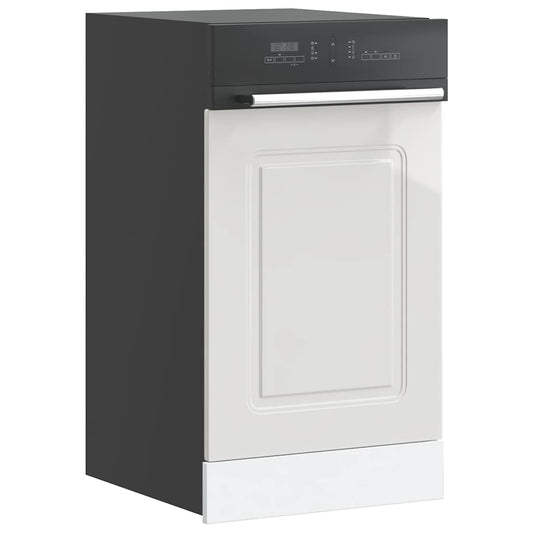 vidaXL Πίνακας πλυντηρίου πιάτων "Kalmar" High Gloss White 45x1,5x67cm