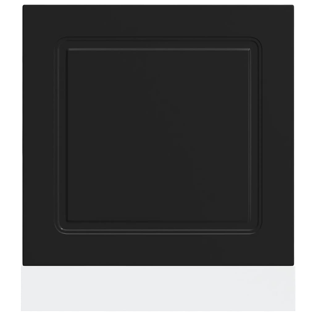 vidaXL Πίνακας πλυντηρίου πιάτων "Kalmar" Μαύρο 60x1,5x67 cm