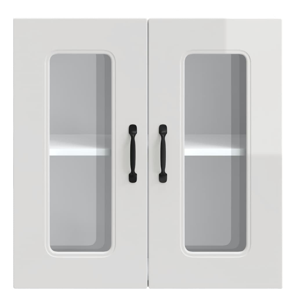 vidaXL Ντουλάπι τοίχου κουζίνας με γυάλινη πόρτα "Kalmar"