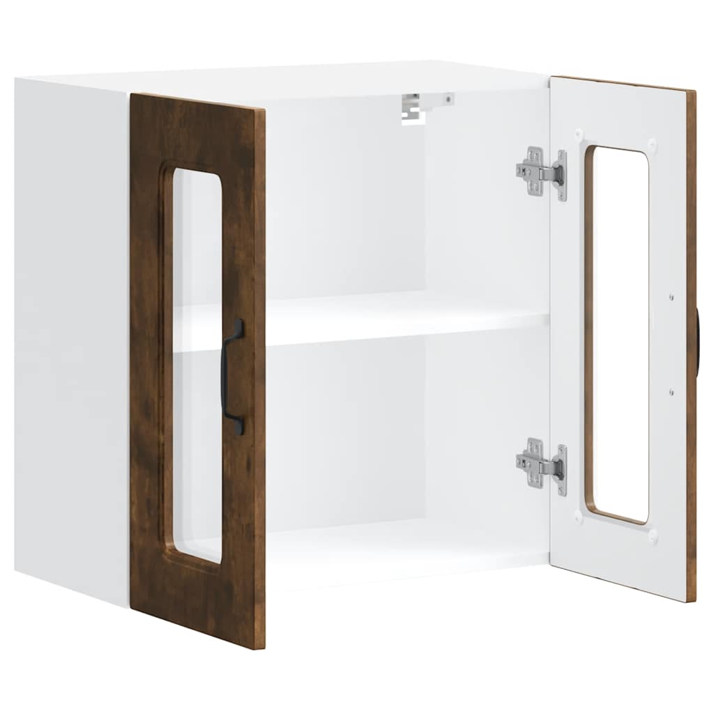 vidaXL Ντουλάπι τοίχου κουζίνας με γυάλινη πόρτα "Kalmar"