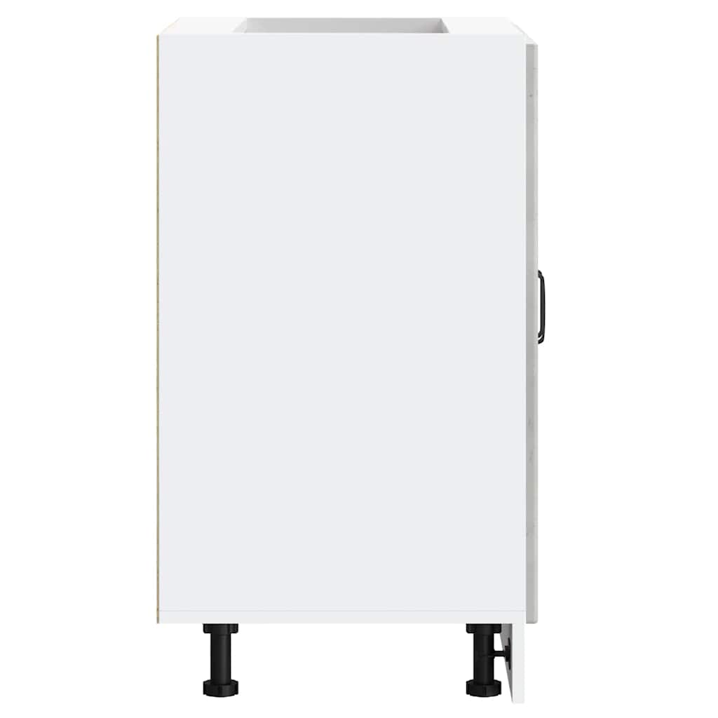 vidaXL Ντουλάπι βάσης νεροχύτη "Lucca" Σκυρόδεμα Γκρι Τεχνητό ξύλο