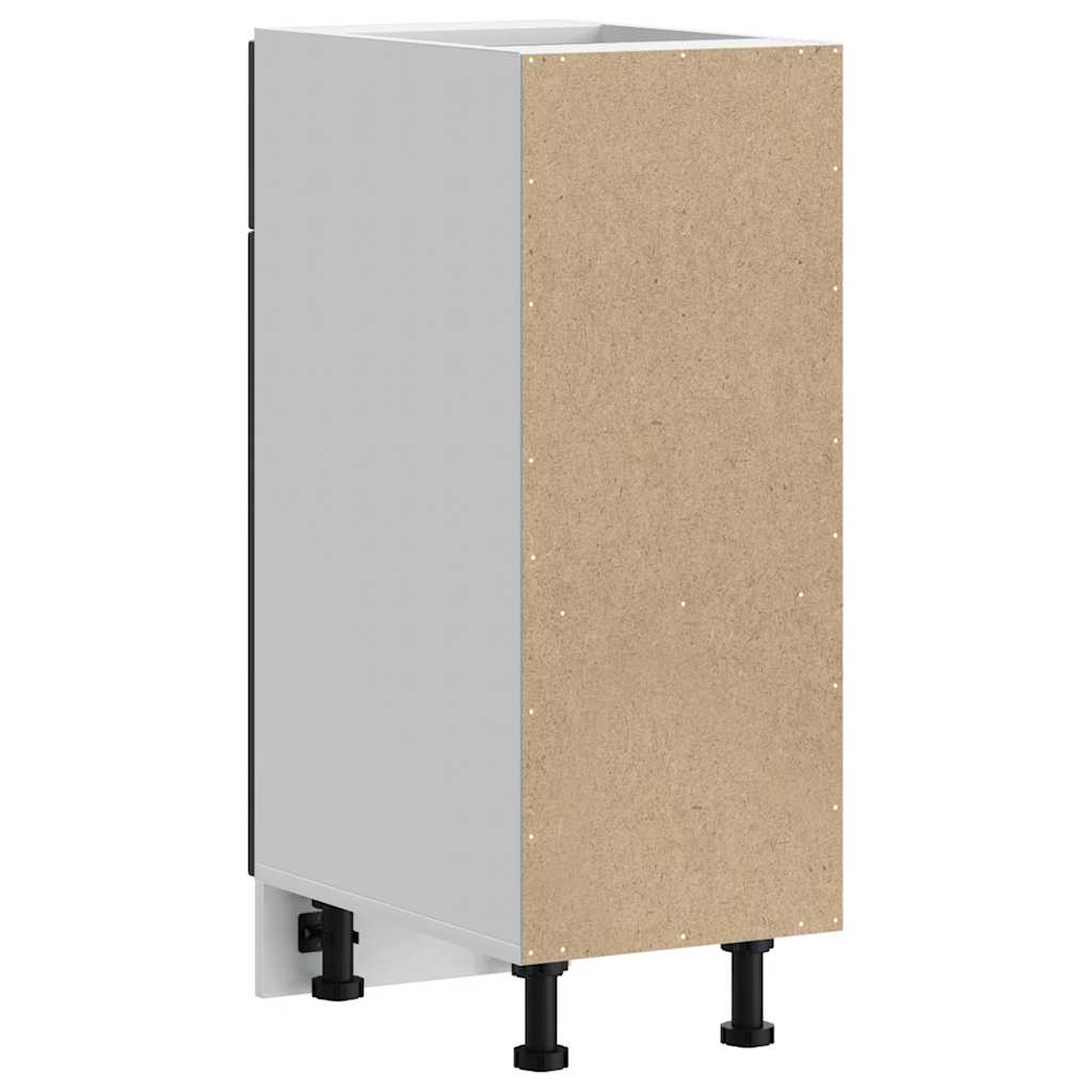 vidaXL ντουλάπι βάσης κουζίνας Lucca Μαύρο κατασκευασμένο ξύλο