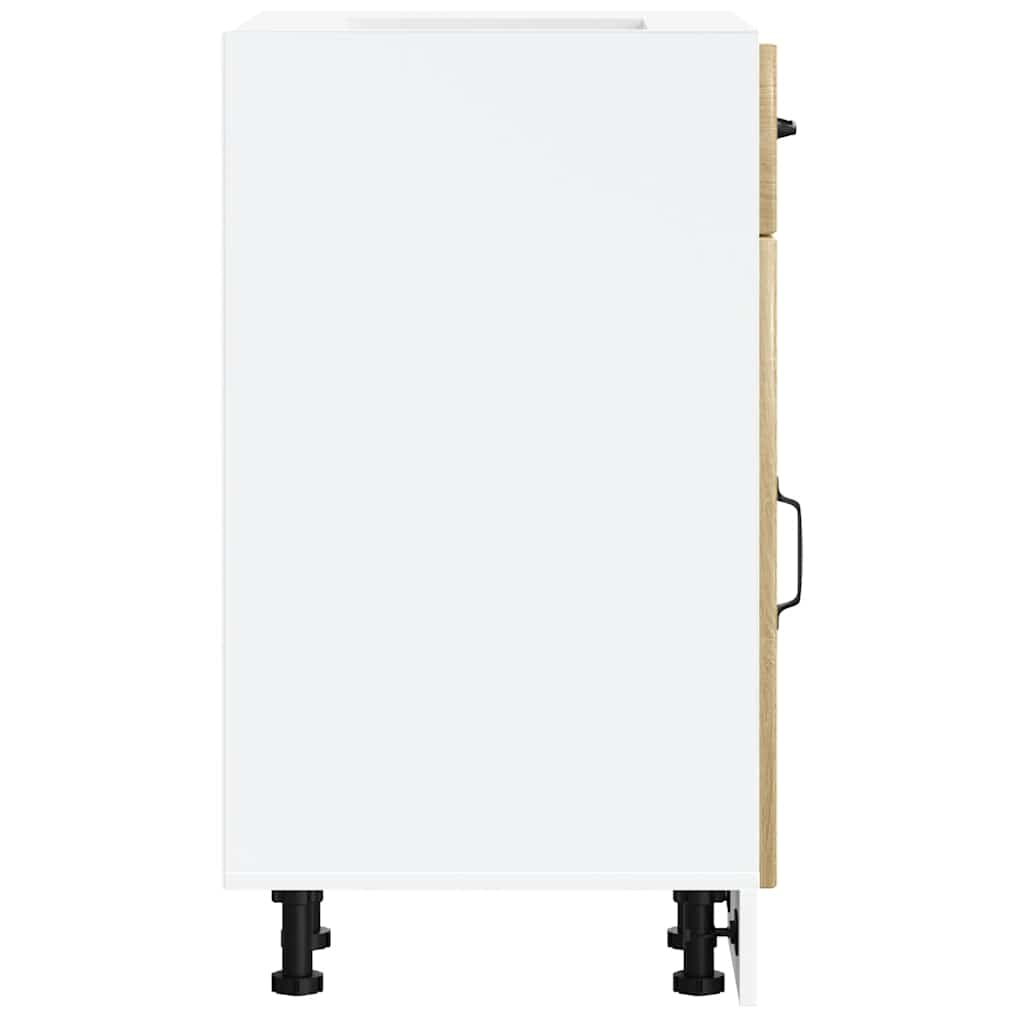 vidaXL ντουλάπι βάσης κουζίνας Lucca Δρυς sonoma κατασκευασμένο ξύλο