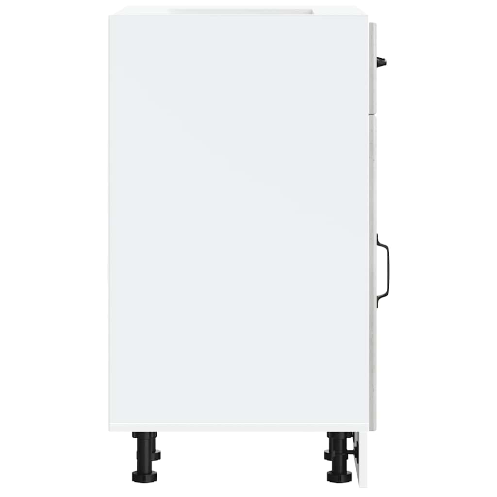 vidaXL ντουλάπι βάσης κουζίνας Lucca Μπετόν Γκρι κατασκευασμένο ξύλο