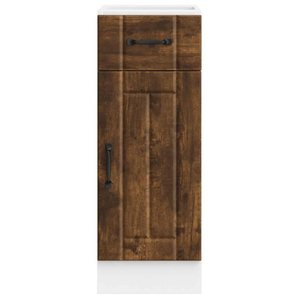 vidaXL ντουλάπι βάσης κουζίνας Lucca Καπνιστή βελανιδιά