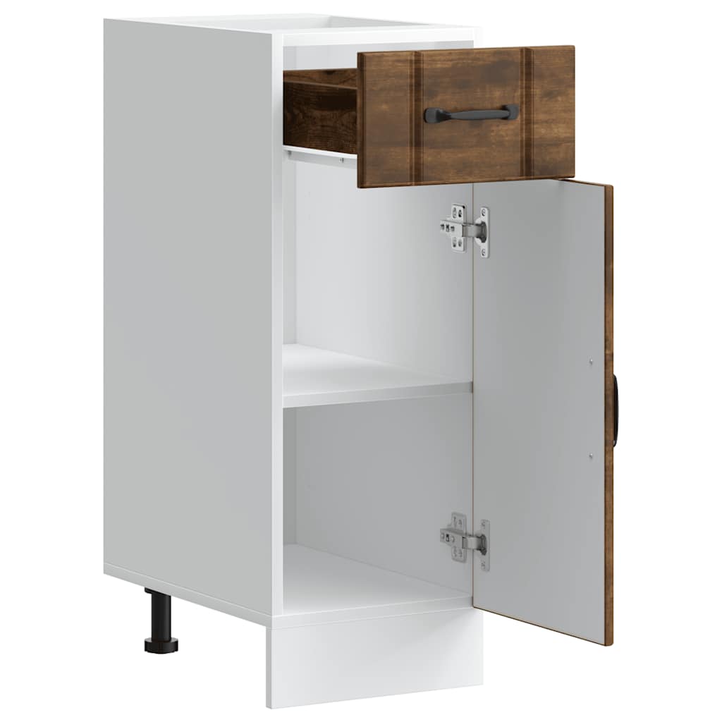 vidaXL ντουλάπι βάσης κουζίνας Lucca Καπνιστή βελανιδιά