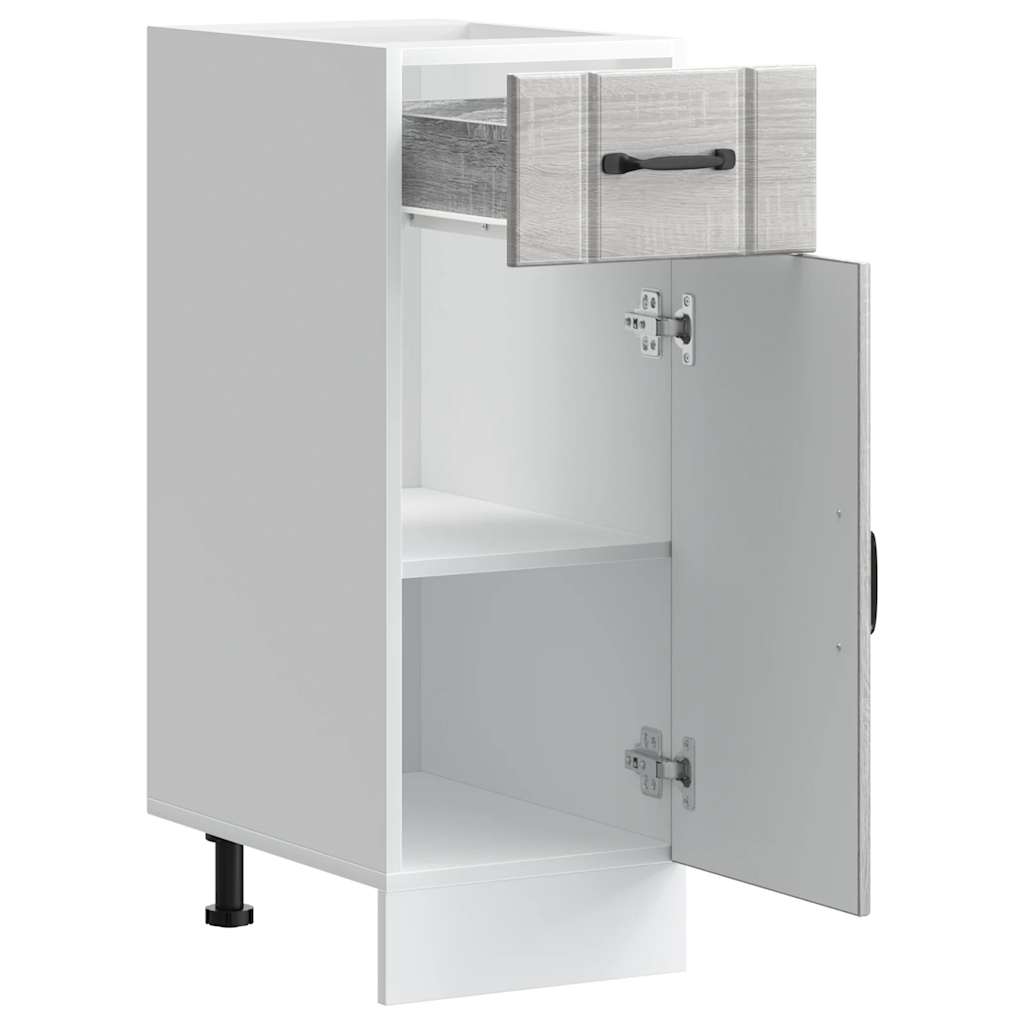 vidaXL ντουλάπι βάσης κουζίνας Lucca Γκρίζο Σονόμα κατασκευασμένο ξύλο