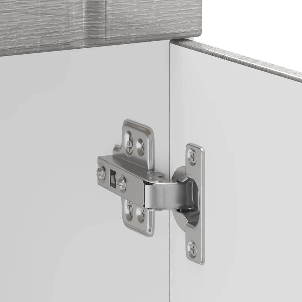 vidaXL ντουλάπι βάσης κουζίνας Lucca Γκρίζο Σονόμα κατασκευασμένο ξύλο