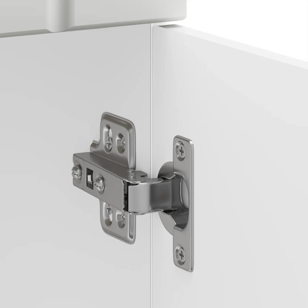 vidaXL ντουλάπι βάσης κουζίνας Lucca Λευκό κατασκευασμένο ξύλο