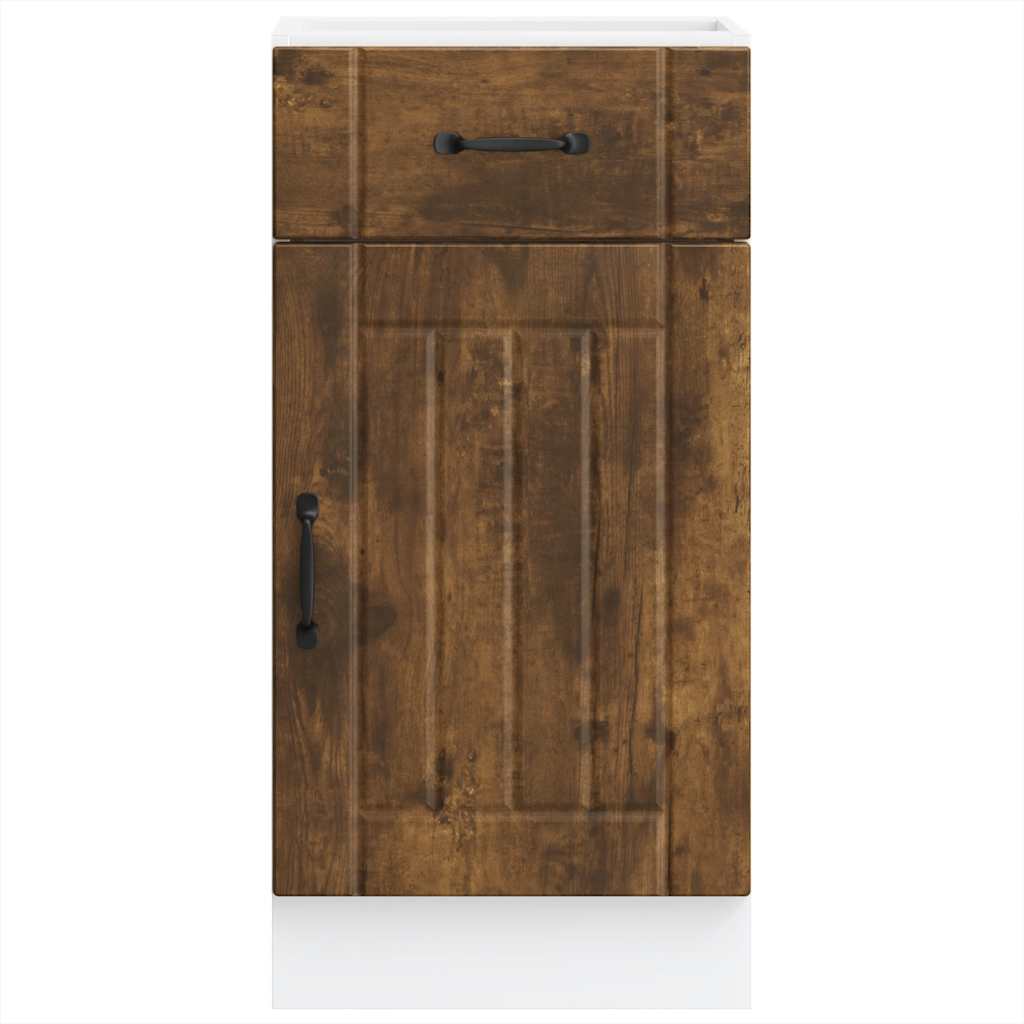 vidaXL ντουλάπι βάσης κουζίνας Lucca Καπνιστή βελανιδιά