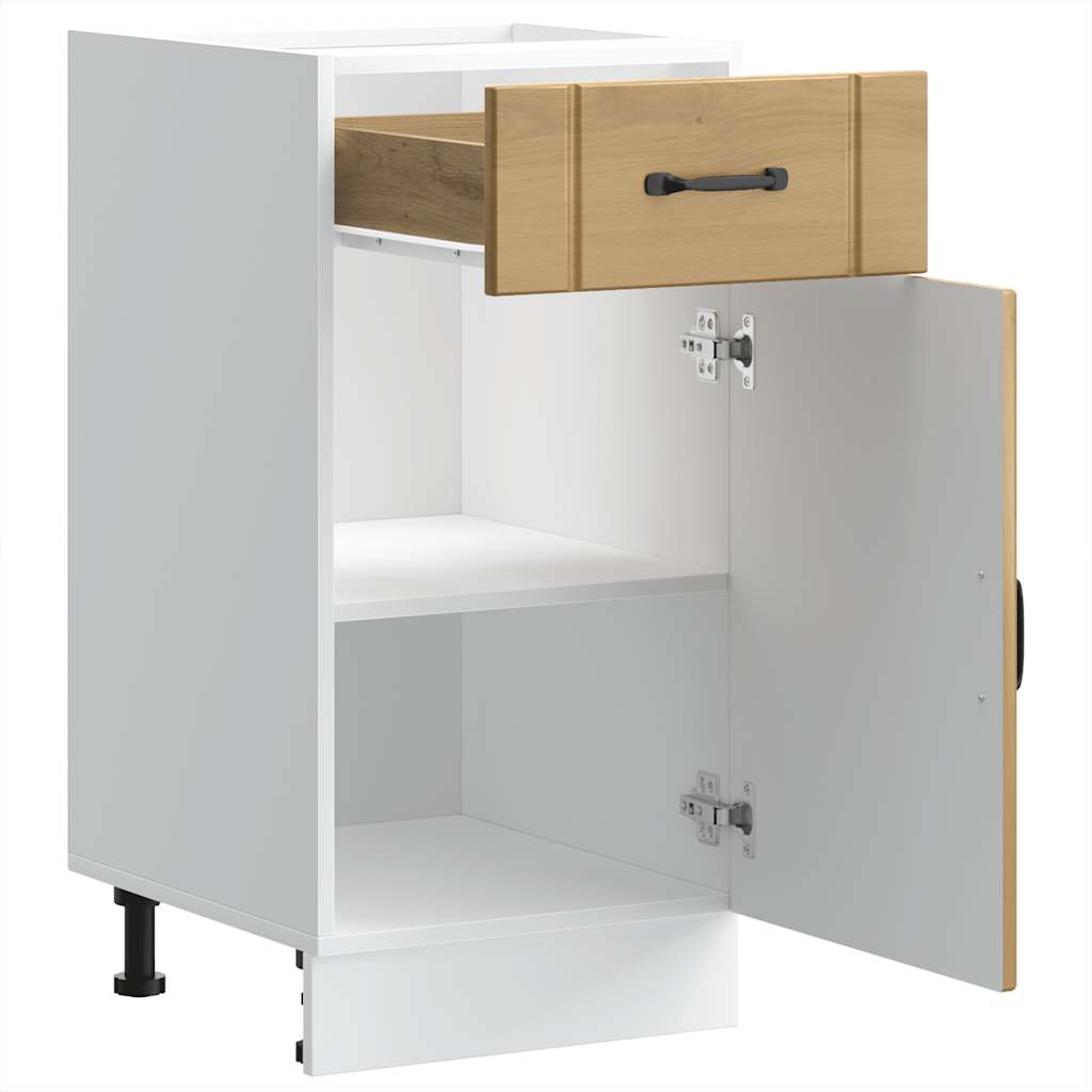 vidaXL ντουλάπι βάσης κουζίνας Lucca Δρυς τεχνίτης κατασκευασμένο ξύλο