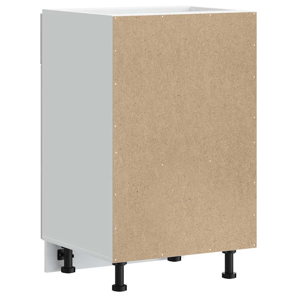 vidaXL ντουλάπι βάσης κουζίνας Lucca Λευκό κατασκευασμένο ξύλο