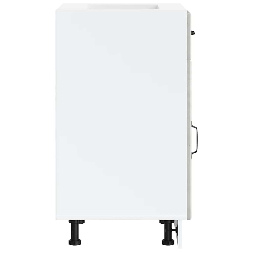 vidaXL ντουλάπι βάσης κουζίνας Lucca Μπετόν Γκρι κατασκευασμένο ξύλο