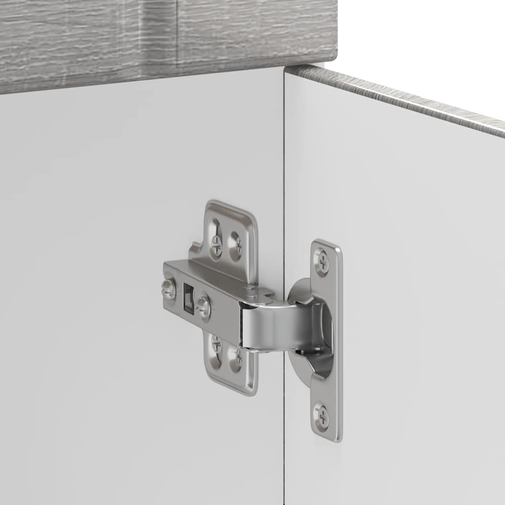 vidaXL ντουλάπι βάσης κουζίνας Lucca Γκρίζο Σονόμα κατασκευασμένο ξύλο