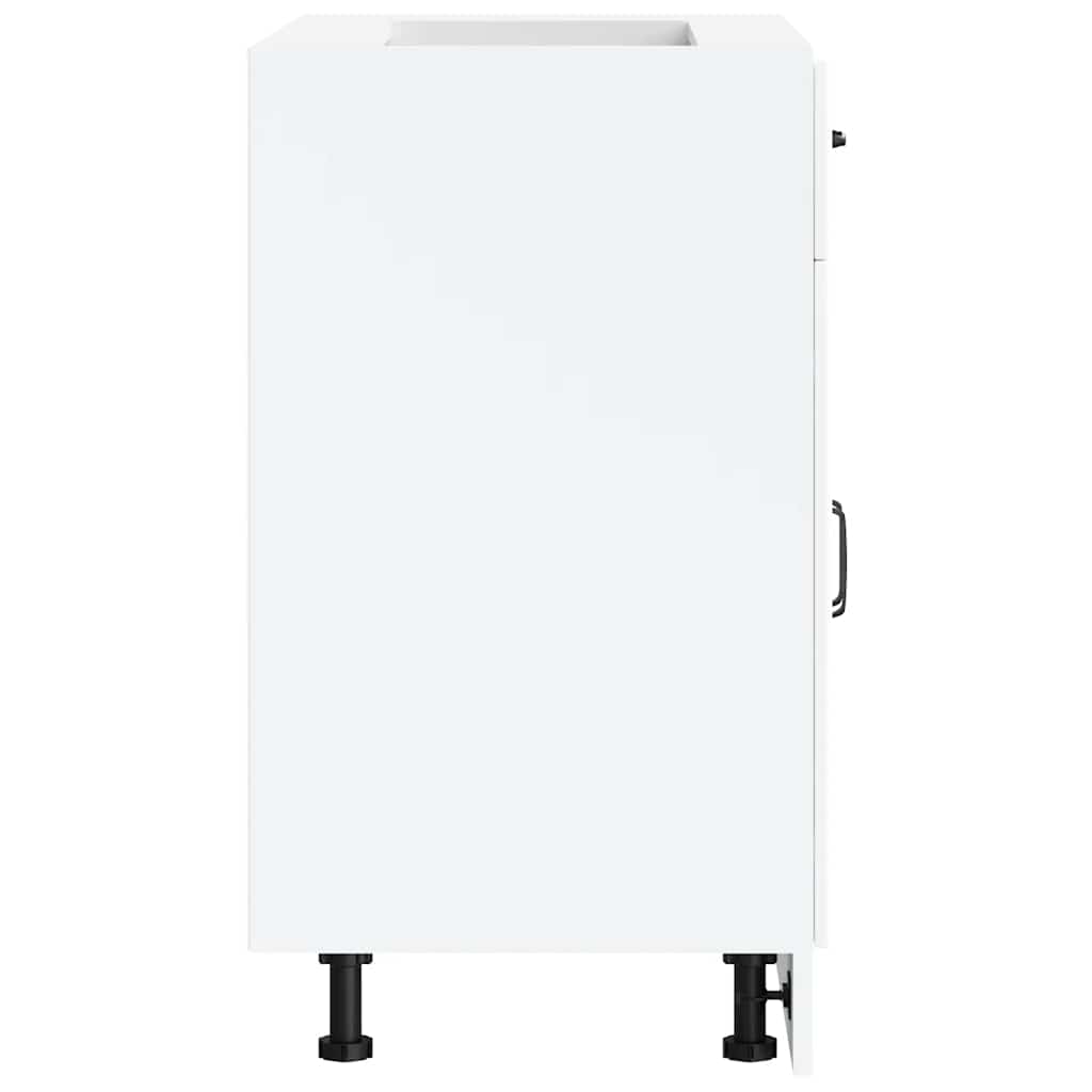 vidaXL ντουλάπι βάσης κουζίνας Lucca Λευκό κατασκευασμένο ξύλο