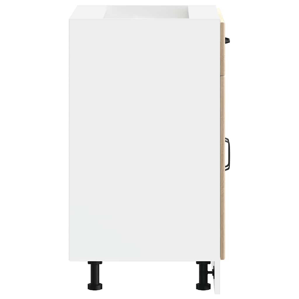 vidaXL ντουλάπι βάσης κουζίνας Lucca Δρυς sonoma κατασκευασμένο ξύλο