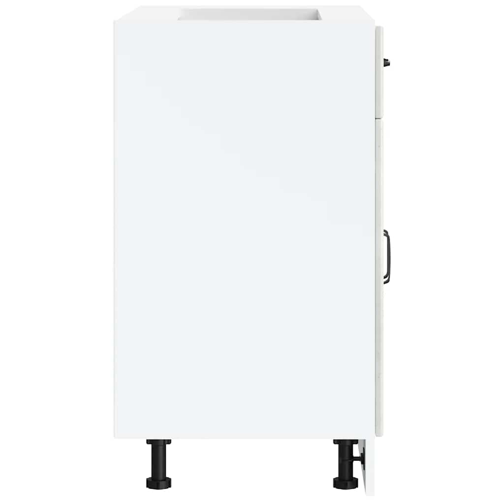 vidaXL ντουλάπι βάσης κουζίνας Lucca Μπετόν Γκρι κατασκευασμένο ξύλο