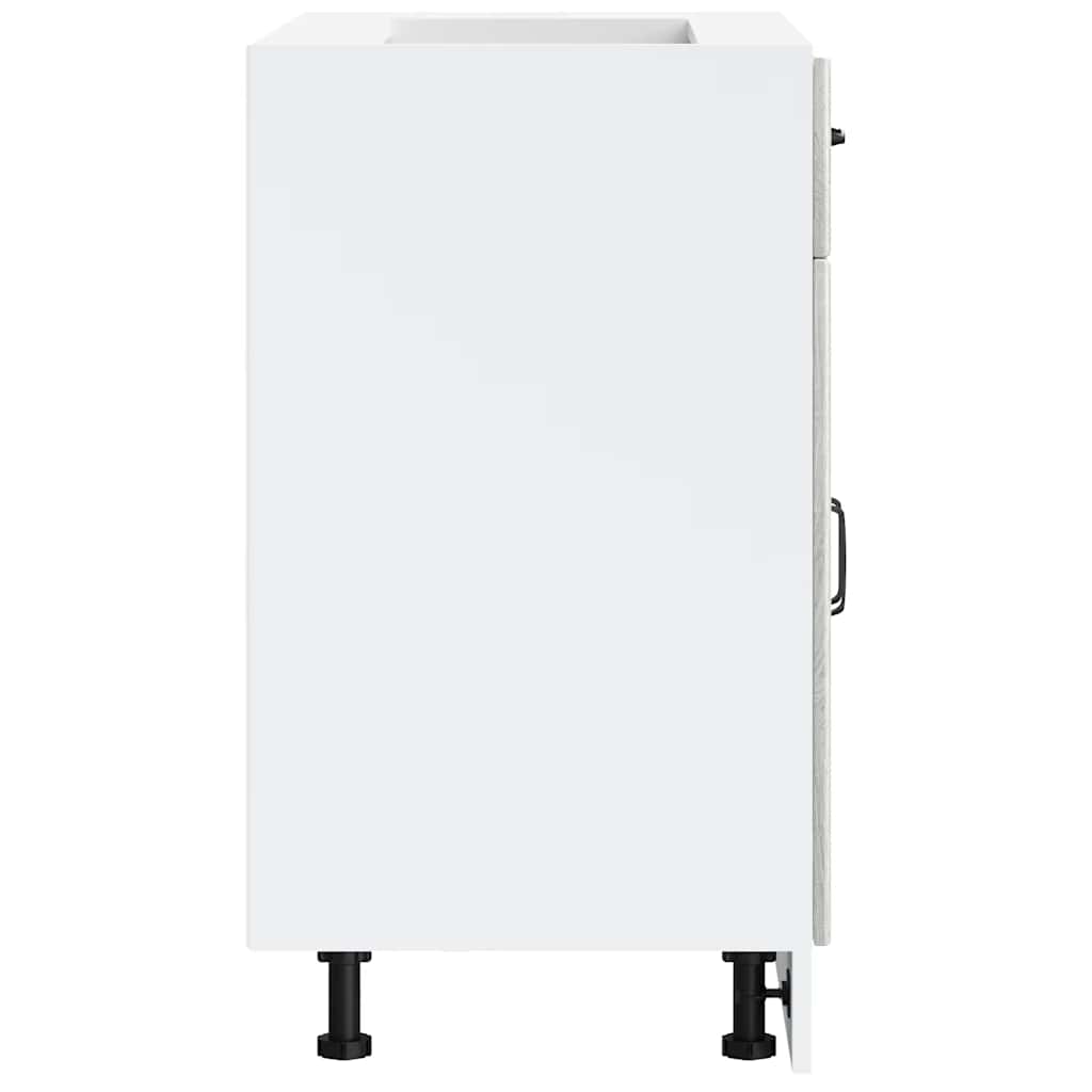 vidaXL ντουλάπι βάσης κουζίνας Lucca Γκρίζο Σονόμα κατασκευασμένο ξύλο